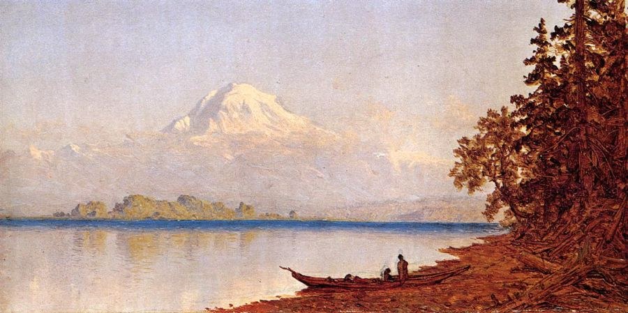 Sanford Robinson Gifford Mount Ranier, Washington Territory